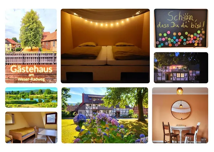 公寓 Gaestehaus Am Weser-radweg